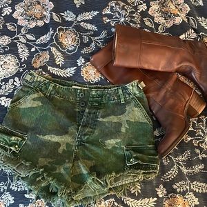 Free people commander cut offs shorts